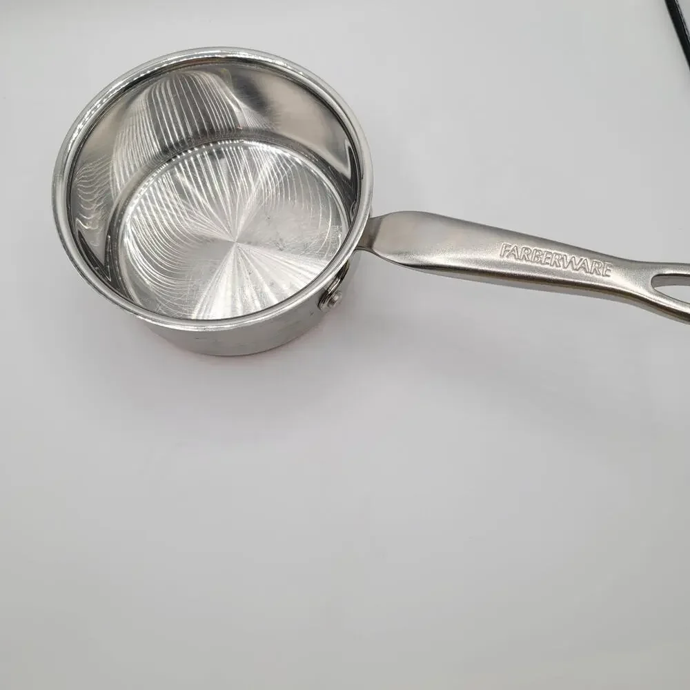 Farberware Advantage Pot 1 Qt Stainless Steel Saucepan w/ Copper Impact Base
